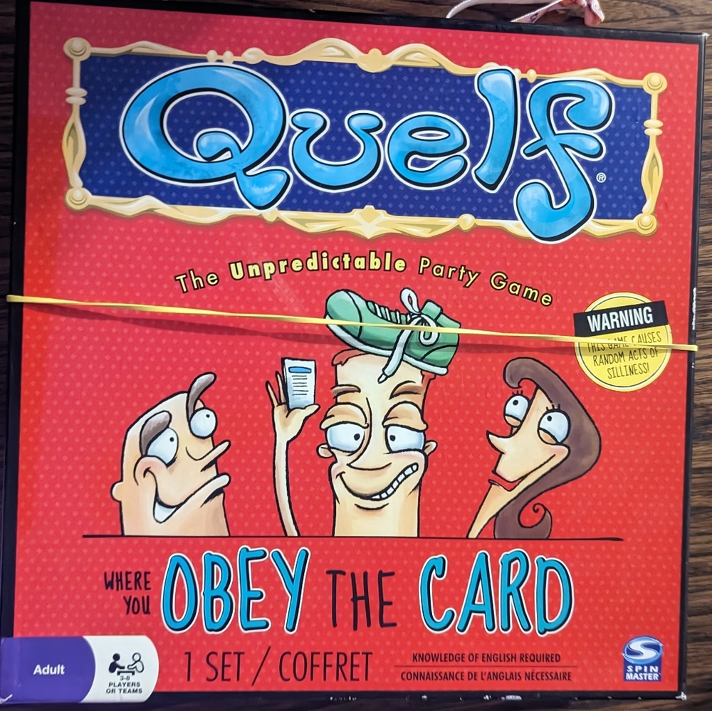 Quelf board game Used - as is